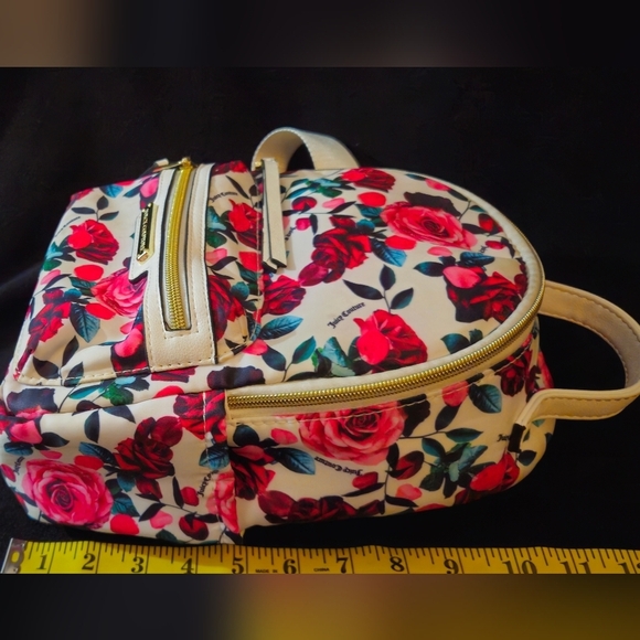 Juicy Couture Rosie Mini Backpack - Red and Cream main image 7